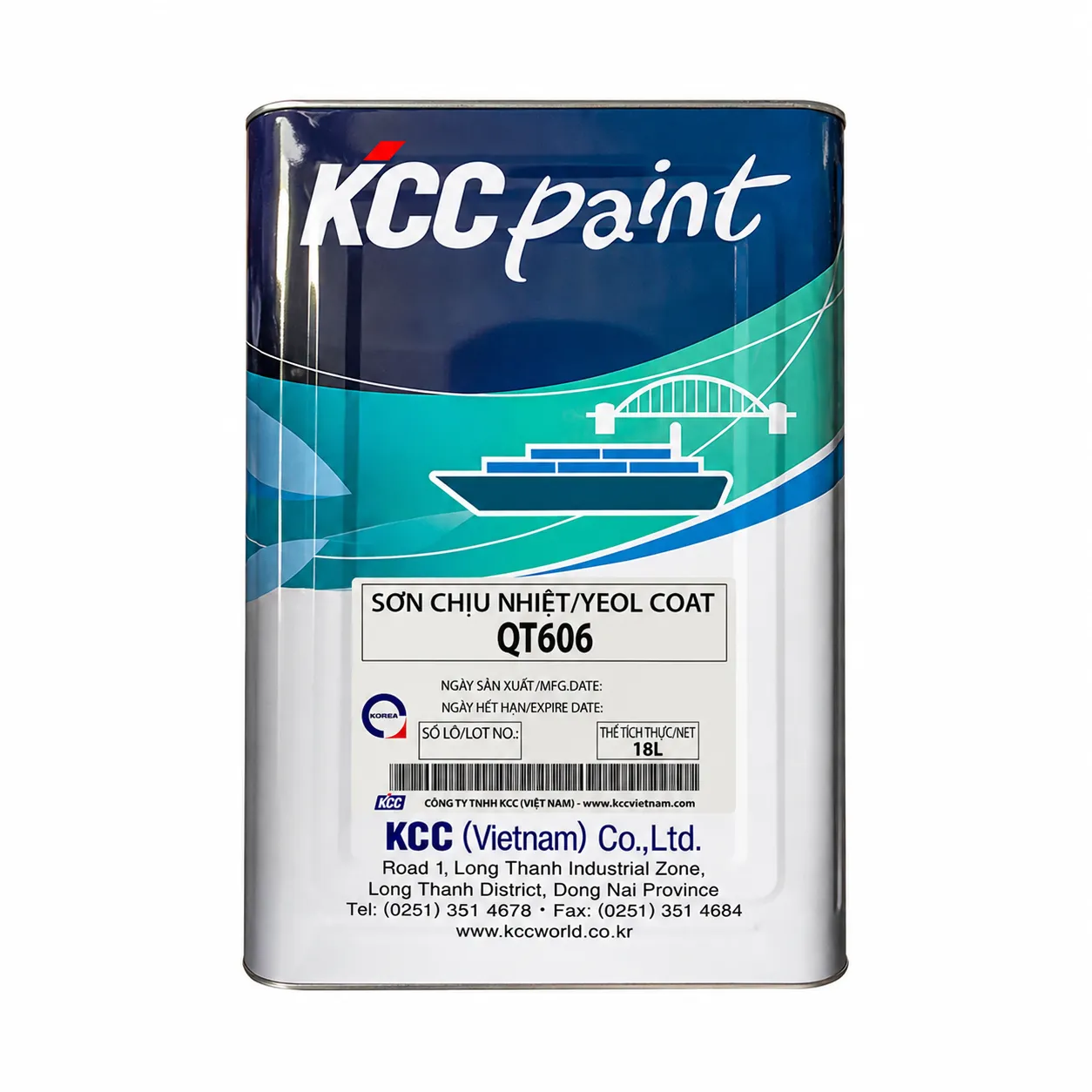 Yeolcoat QT606 - Sơn Chịu Nhiệt 600°C